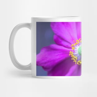 Close-up of a purple anemone Mug